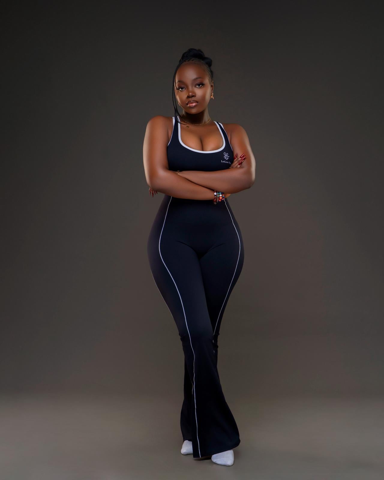 Backless Flare Jumpsuit