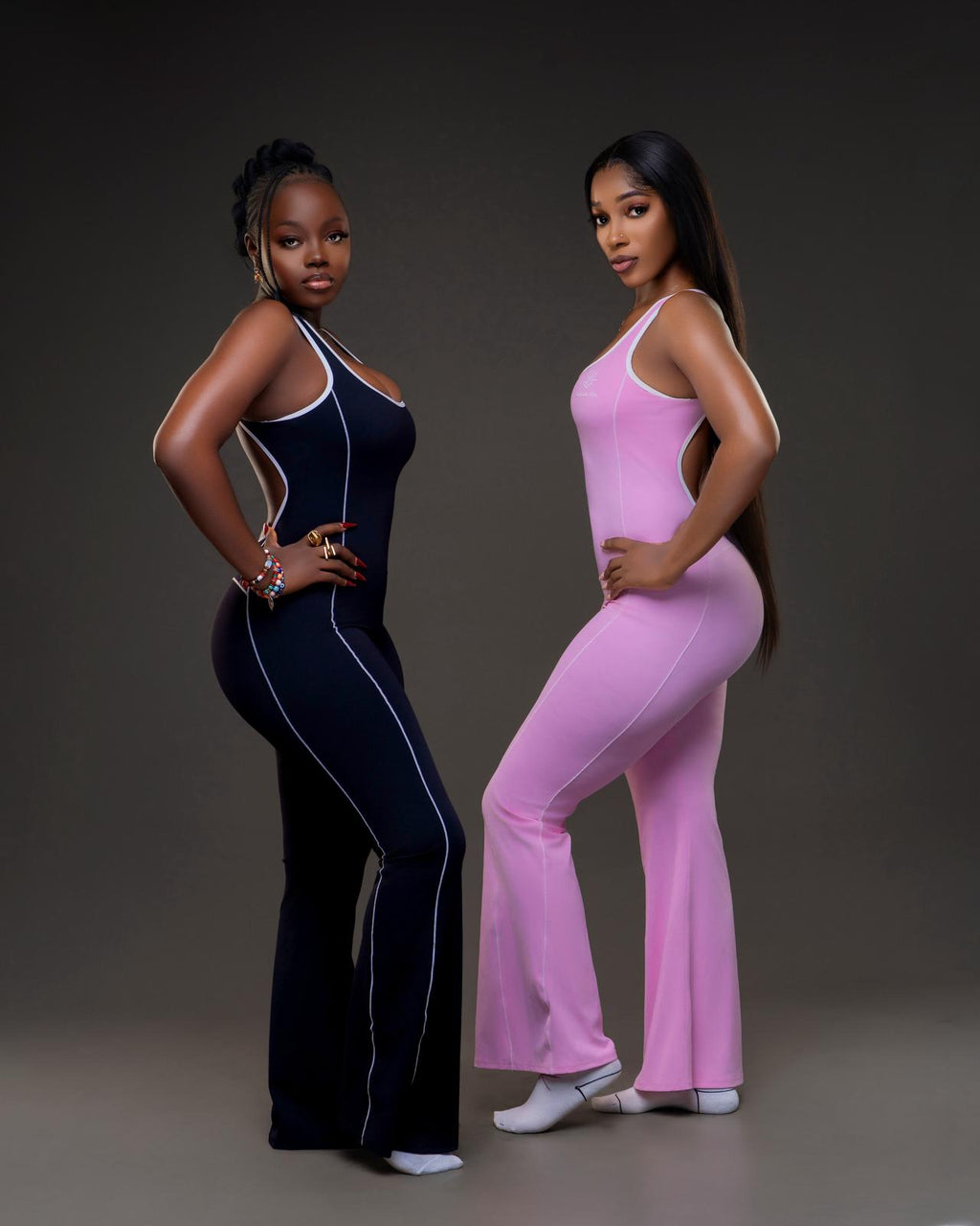 Backless Flare Jumpsuit