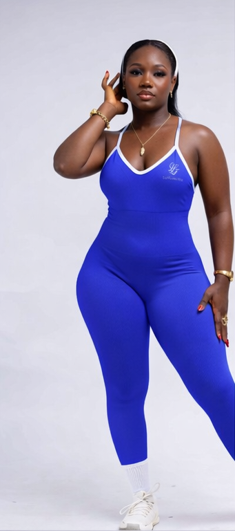 Deep V Spaghetti Strap Jumpsuit