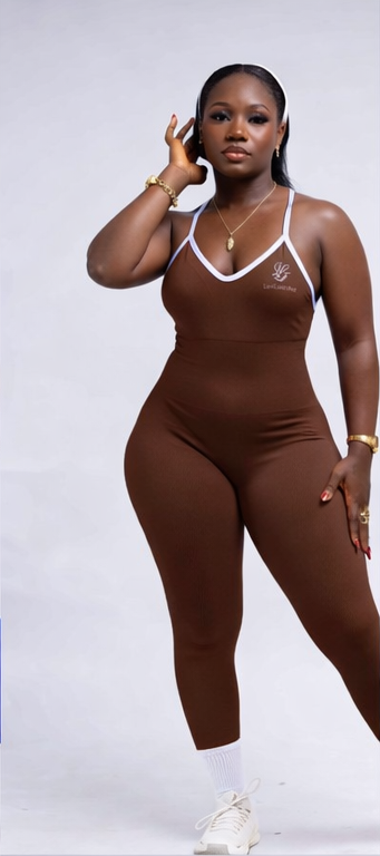 Deep V Spaghetti Strap Jumpsuit