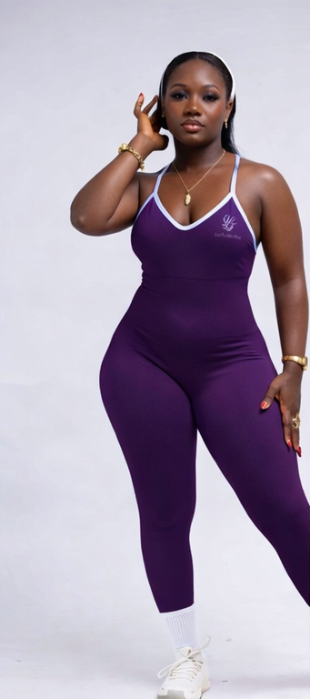 Deep V Spaghetti Strap Jumpsuit