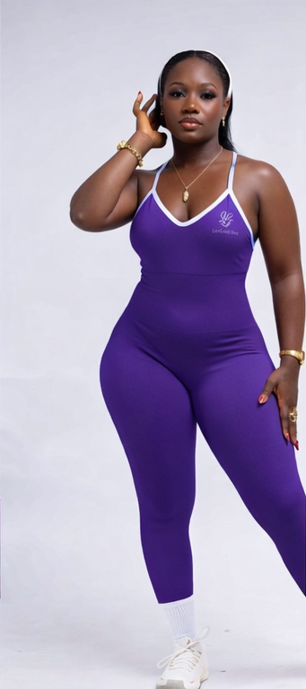 Deep V Spaghetti Strap Jumpsuit