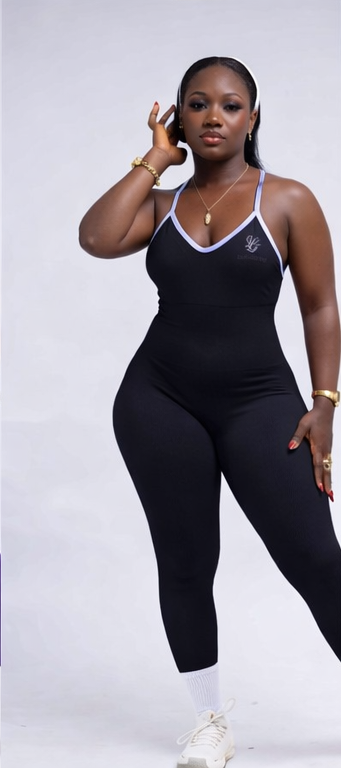 Deep V Spaghetti Strap Jumpsuit