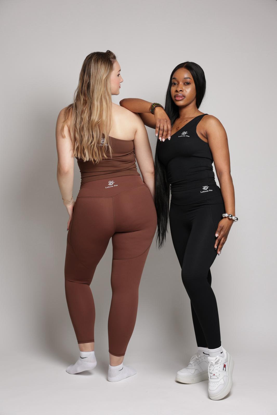 3-Piece Set (Leggings, one arm Crop Top, Jacket)